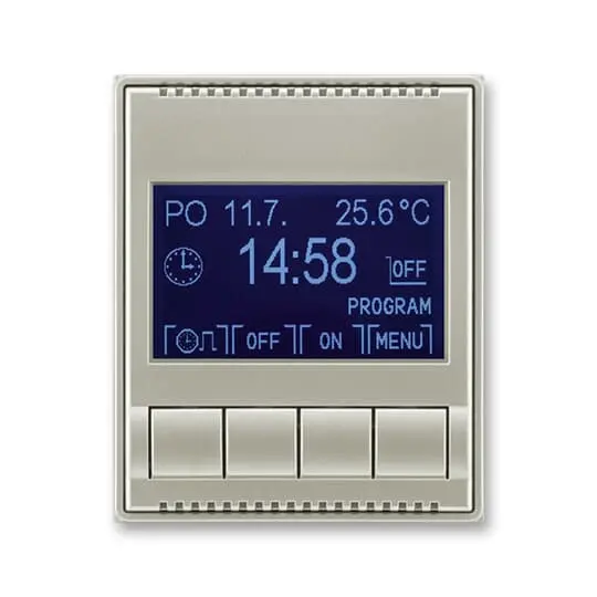 hodiny spínací programovatelné TIME 3292A-A20301 32 starostříbrná